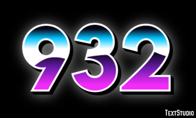 932 Tekst Effect