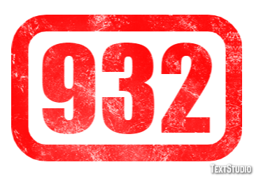 932 Tekst Effect