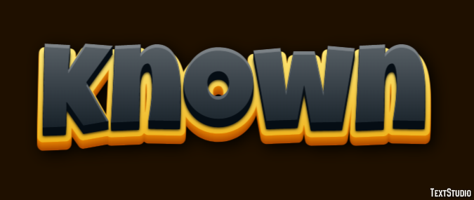Known Text Effect