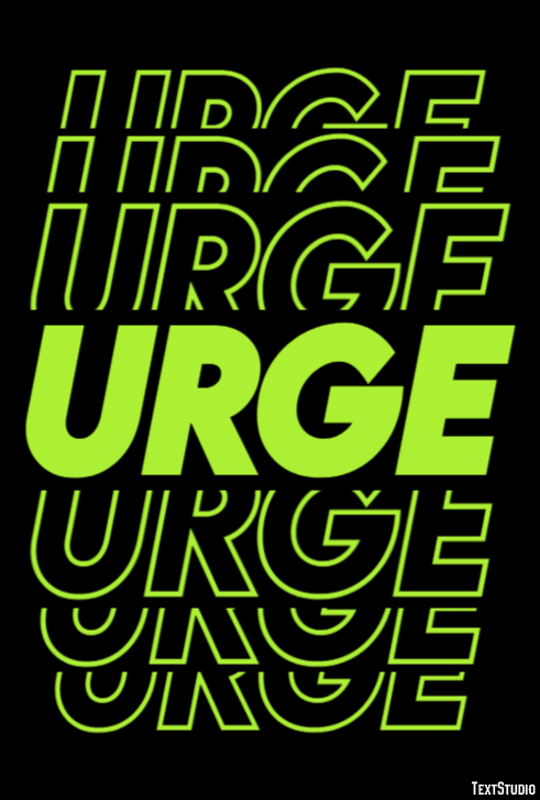 Urge Efecto de Texto