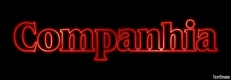 Companhia Efeito de texto