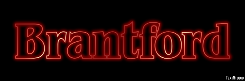 Brantford Effetto testo