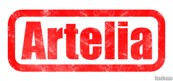 Artelia Text effect
