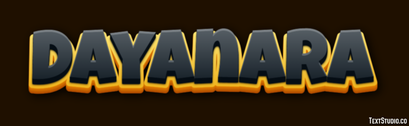 Dayanara Efecto de Texto