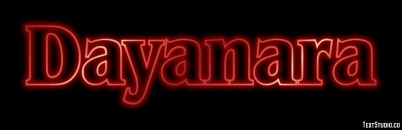 Dayanara Efecto de Texto