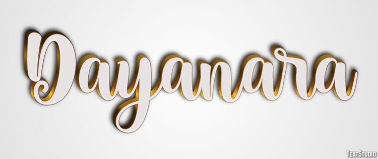 Dayanara Efecto de Texto