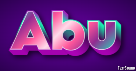 Abu テキスト効果