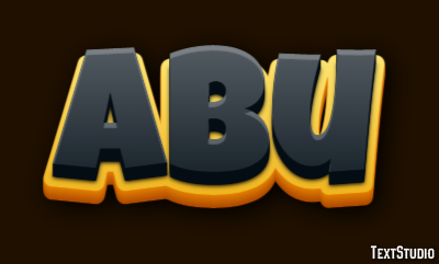 Abu Text Effect