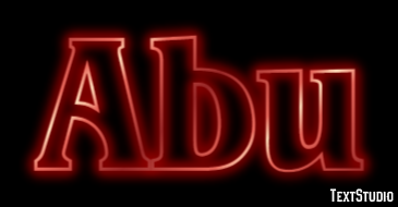 Abu Text effect