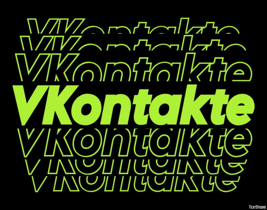 VKontakte Metin Efekti