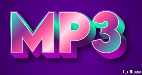 MP3 Эффект текста
