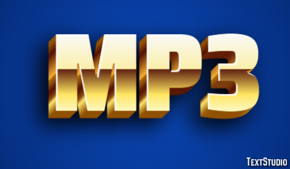 MP3 Эффект текста