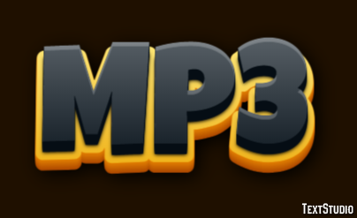 MP3 Эффект текста
