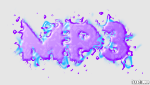 MP3 Эффект текста
