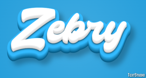 Zebry Efekt tekstowy