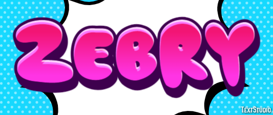 Zebry Efekt tekstowy