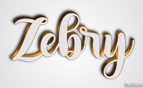 Zebry Efekt tekstowy