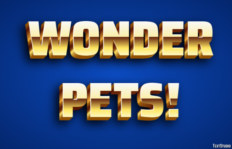 Wonder Pets! Effet de Texte