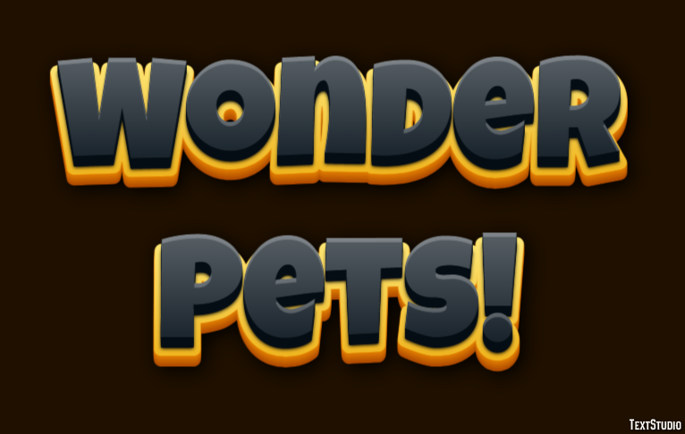 Wonder Pets! Effet de Texte