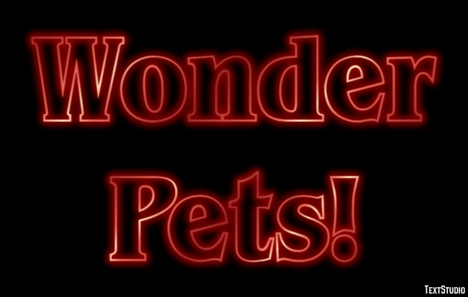 Wonder Pets! Effet de Texte