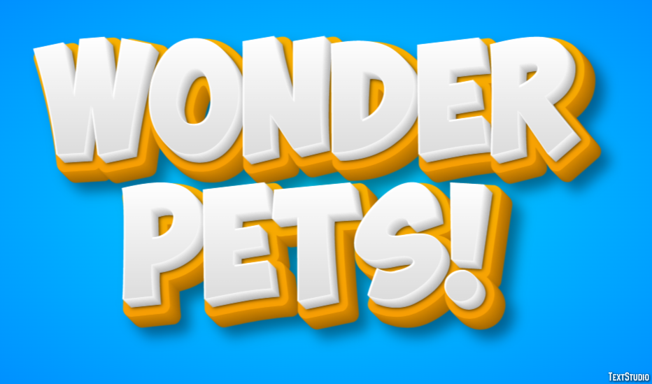 Wonder Pets! Text Effect