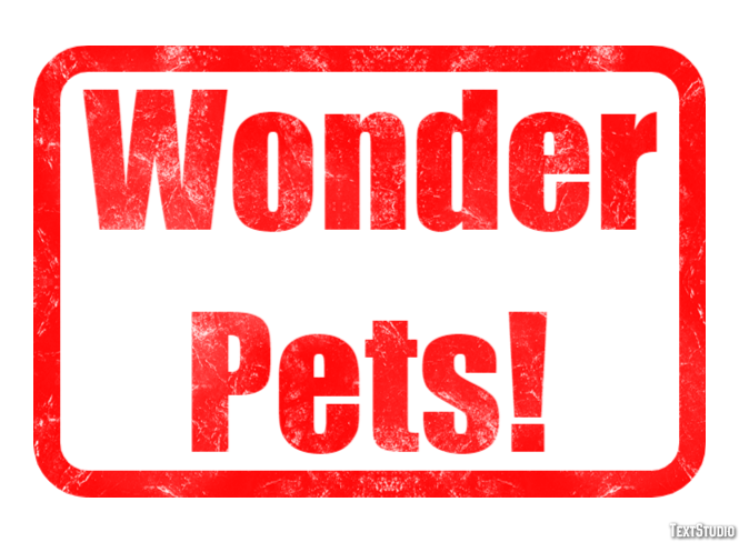 Wonder Pets! Effet de Texte