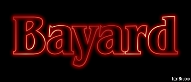 Bayard Texteffekt