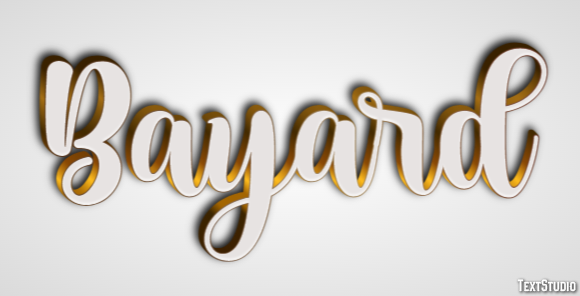 Bayard Text Effect