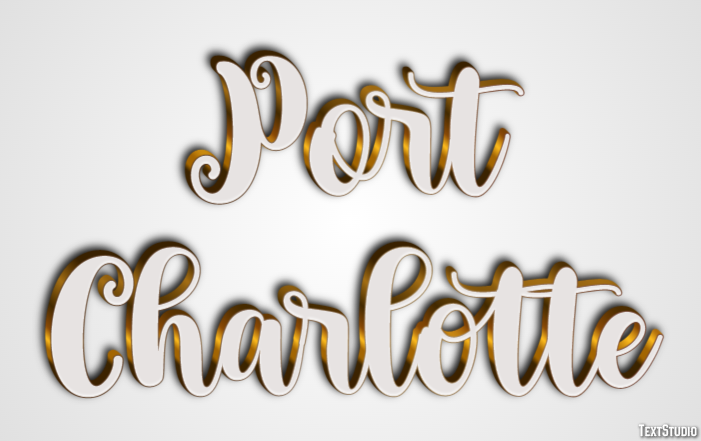 Port Charlotte Effetto testo