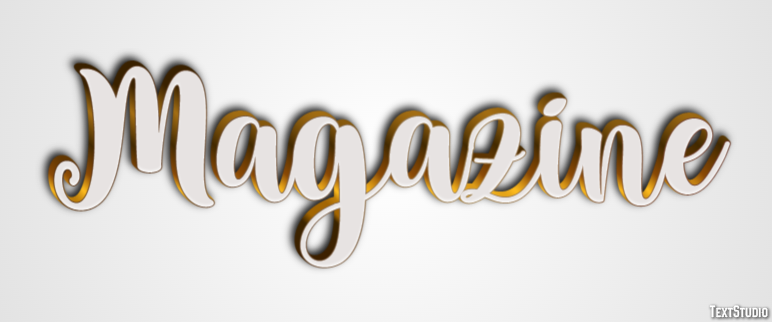 Magazine Efecto de Texto