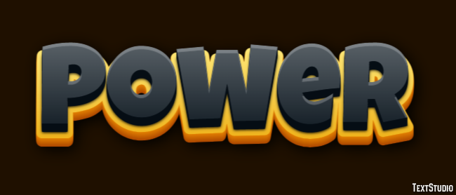 Power Text Effect