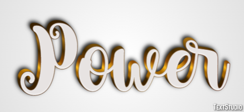 Power Text Effect