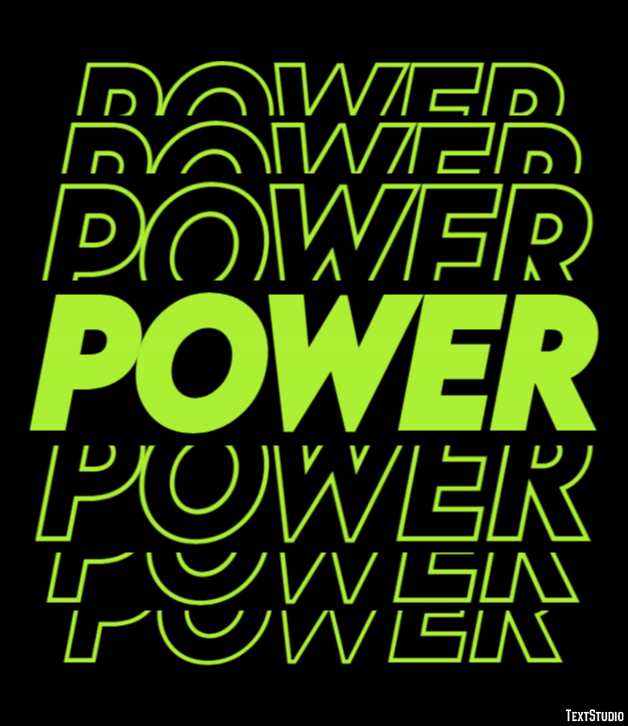Power Text Effect