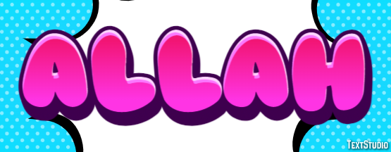 Allah Text Effect