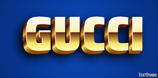 Gucci Efeito de texto