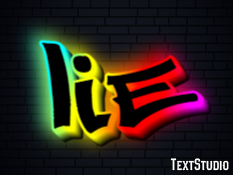 Lie Text Effect