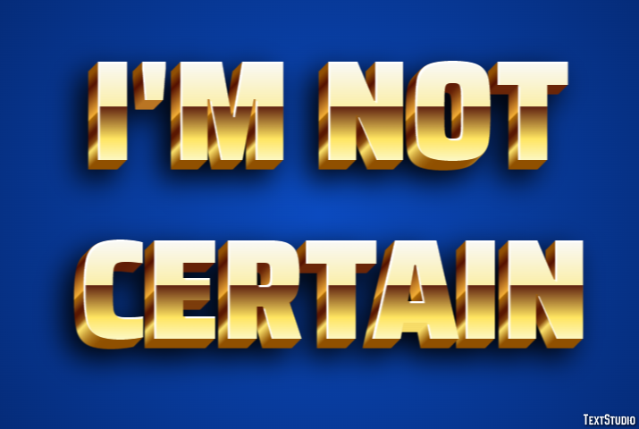 I'm not certain Text Effect