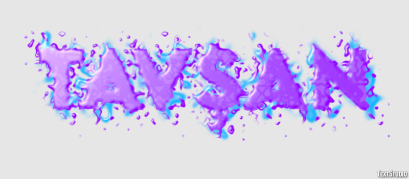 Tavşan Эффект текста