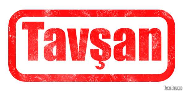 Tavşan Efekt tekstowy