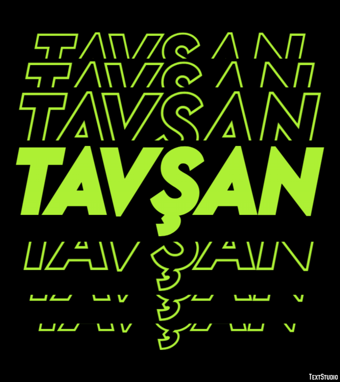 Tavşan Efekt tekstowy
