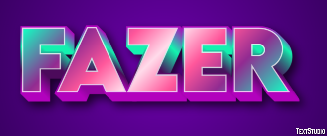 Fazer Text effect