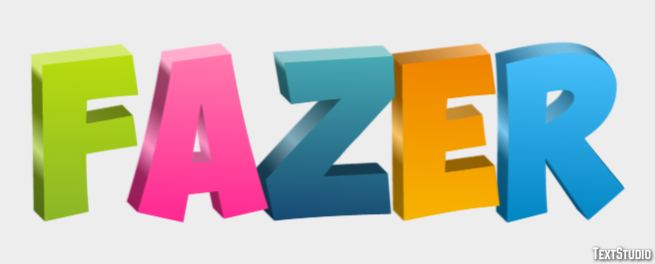 Fazer Text effect