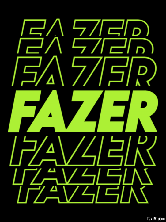 Fazer Text effect