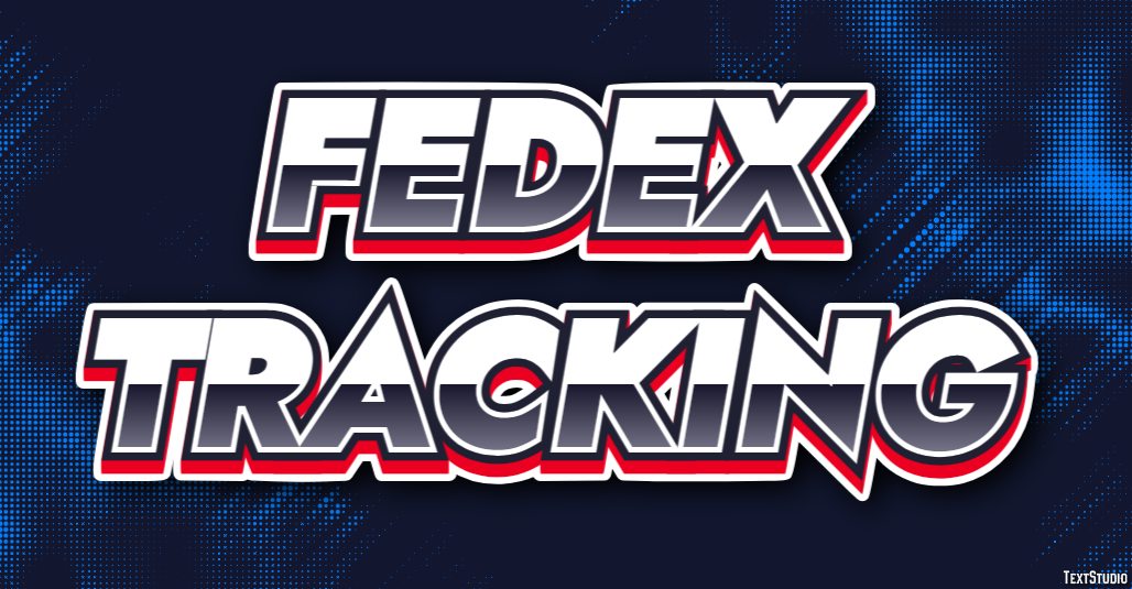 FedEx Tracking Tekst Effect