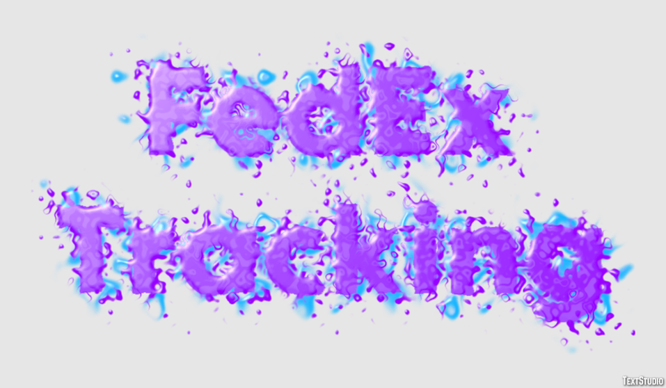 FedEx Tracking Tekst Effect