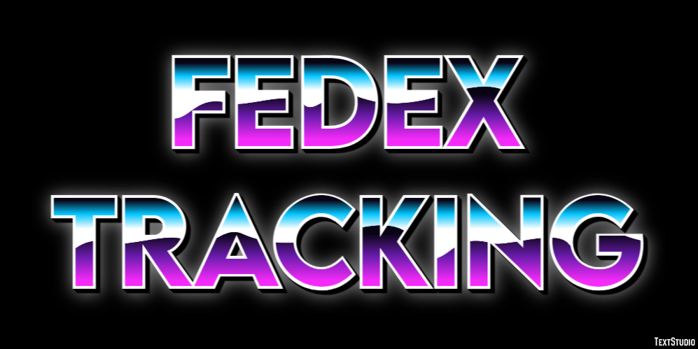 FedEx Tracking Tekst Effect
