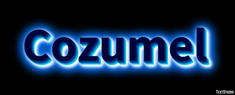 Cozumel Efekt tekstowy