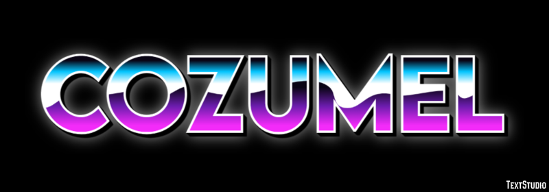 Cozumel Efekt tekstowy