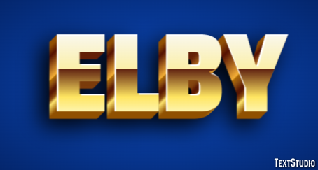Elby Efeito de texto