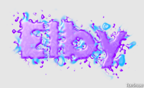 Elby Efeito de texto